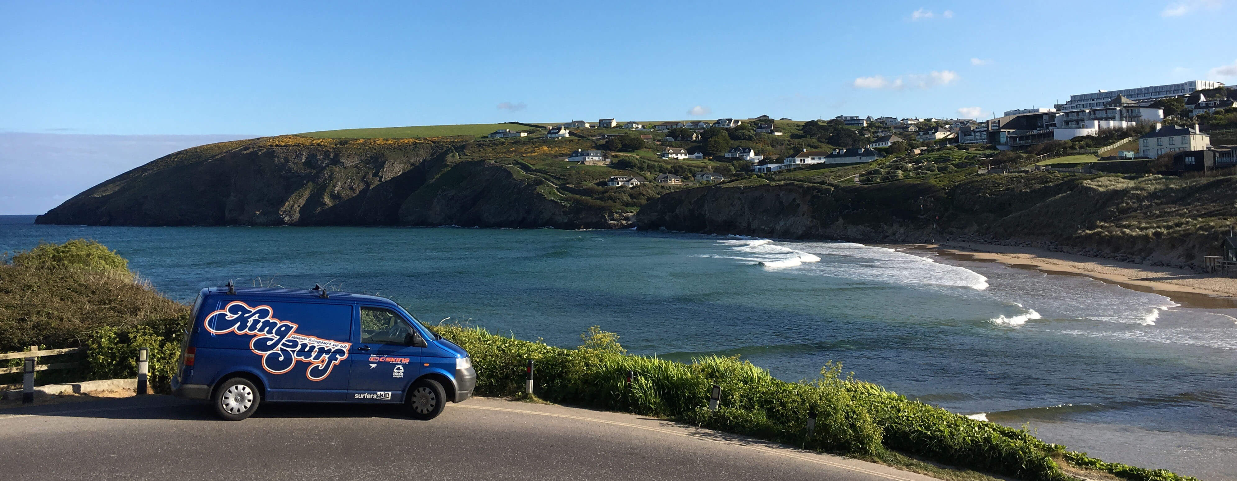Mawgan Porth Beach Surfing Mawgan Porth Kingsurf
