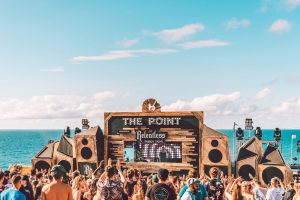Boardmasters newquay music festival at the point overlooking watergate bay surf